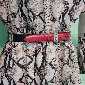 BRIGHTON 4-way Red/Black Belt
